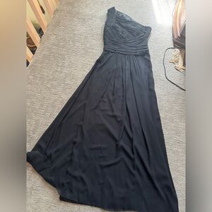 monique lhullier Bridesmaid Gown in Black Size 4, hemmed for 5’6” height